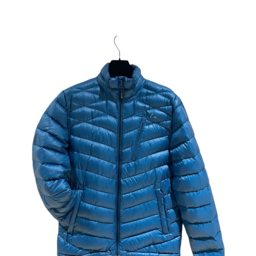 Paradox Men’s Down Puffer Jacket Soft Shell Turquoise Ling Sleeve Winter Active
